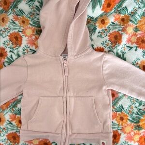Carter's Blush Pink Kids Zip-Up Hoodie